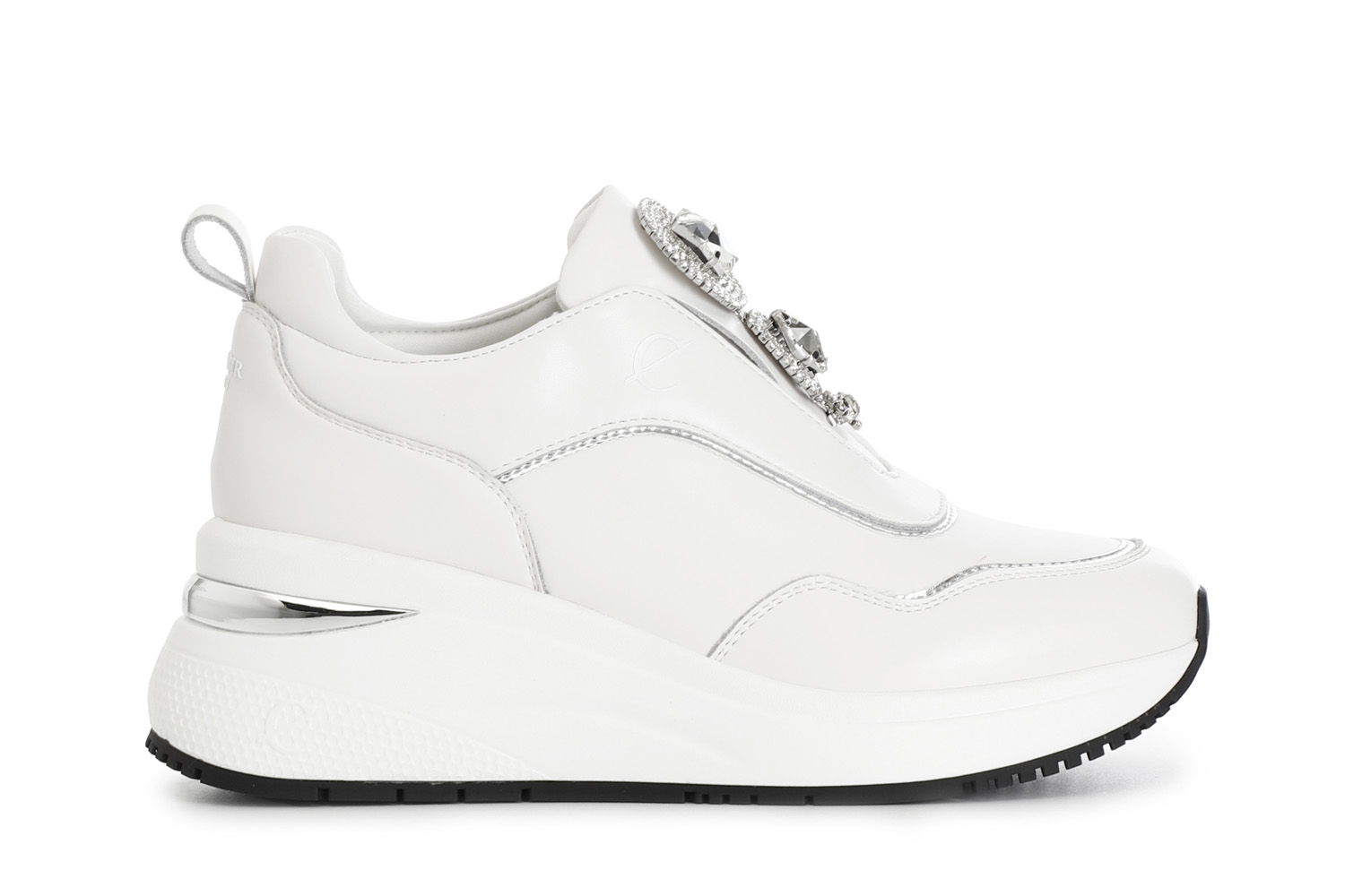 running slip-on con accessorio gioiello bianco 41