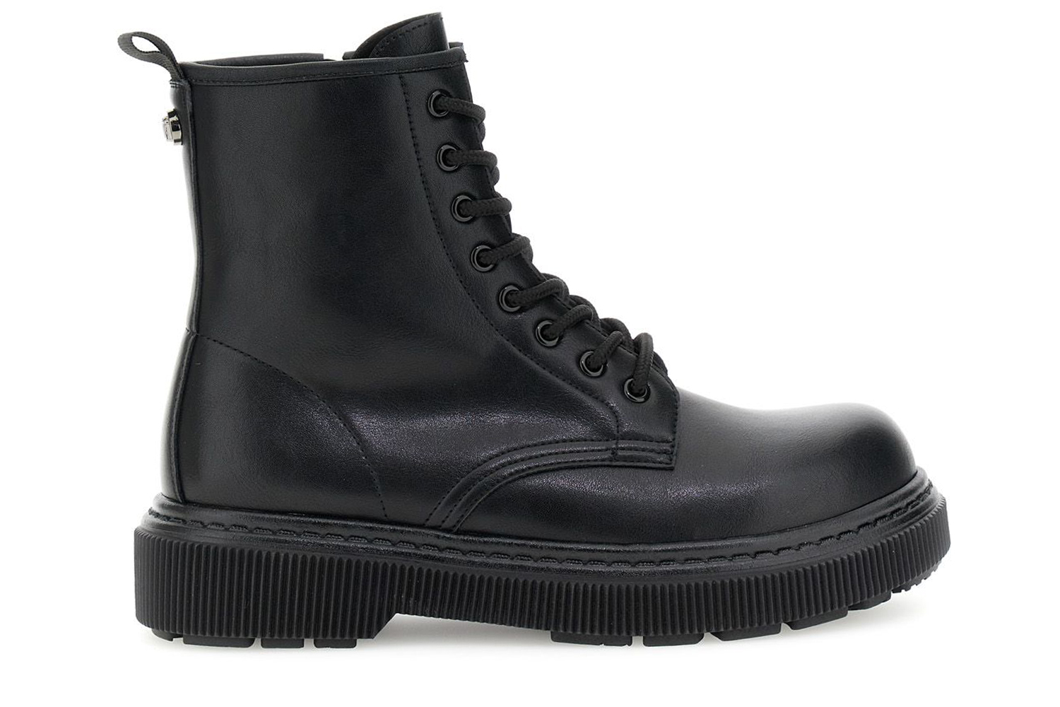tronchetti da donna in similpelle nero 37