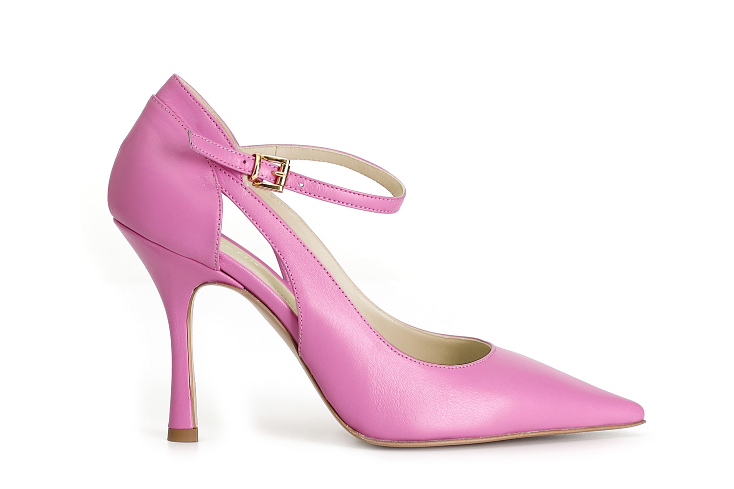 Dècollète' in pelle con cinturino alla caviglia azalea 39 - Azalea (39)