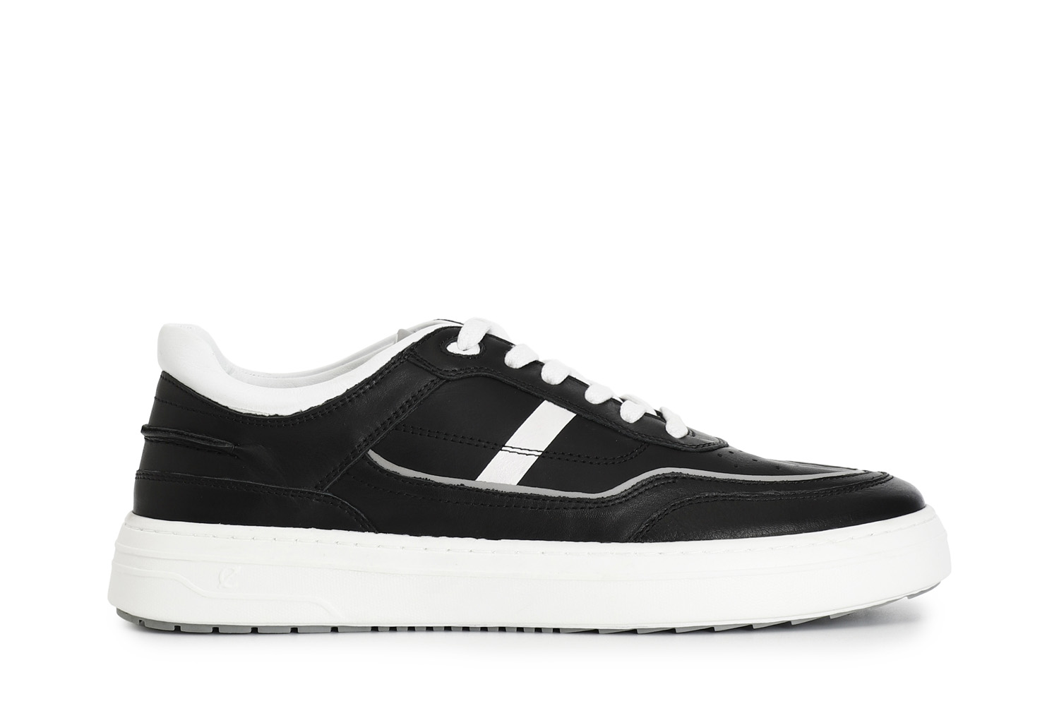 CafèNoir — Sneakers uomo in pelle nero