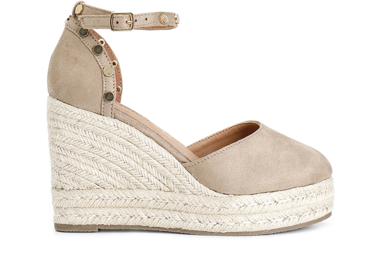 décolleté in microfibra con borche sabbia 37