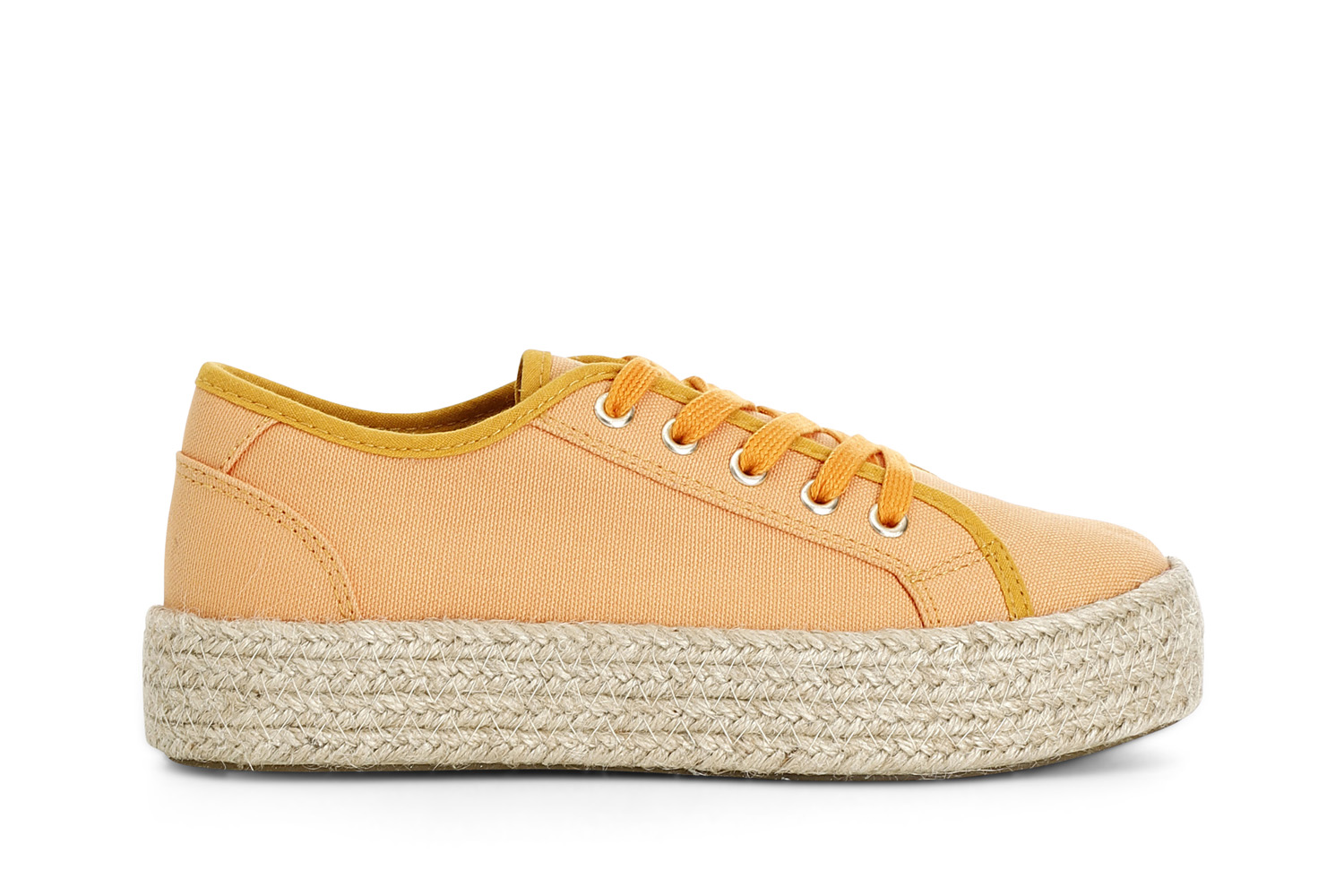 Sneakers con fascia in corda arancio 38 - Arancio (38)