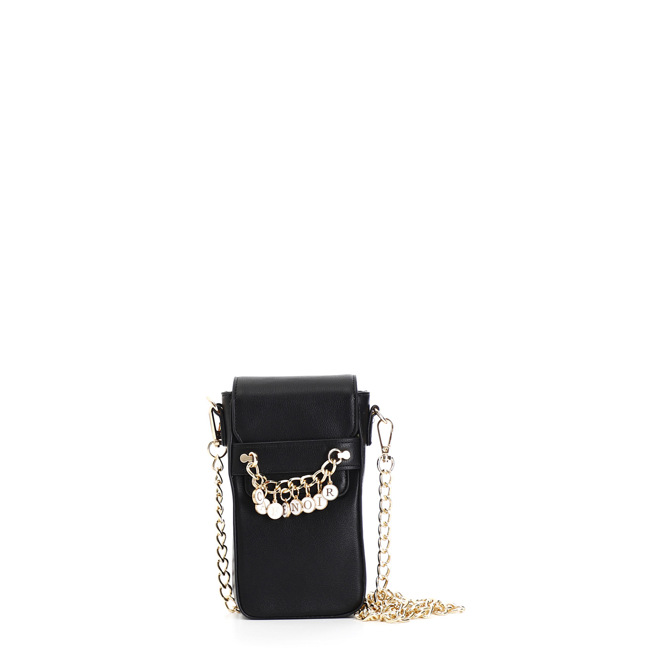 portacellulare con charms letterine bianco taglia unica