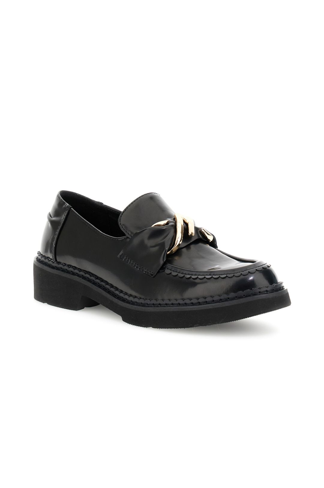 Mocassini da Donna Flats Ladies Elegant Comfort Super Soft Work Incontri Scuola PU Pelle Scarpe Taglia 34-42 (34,Nero