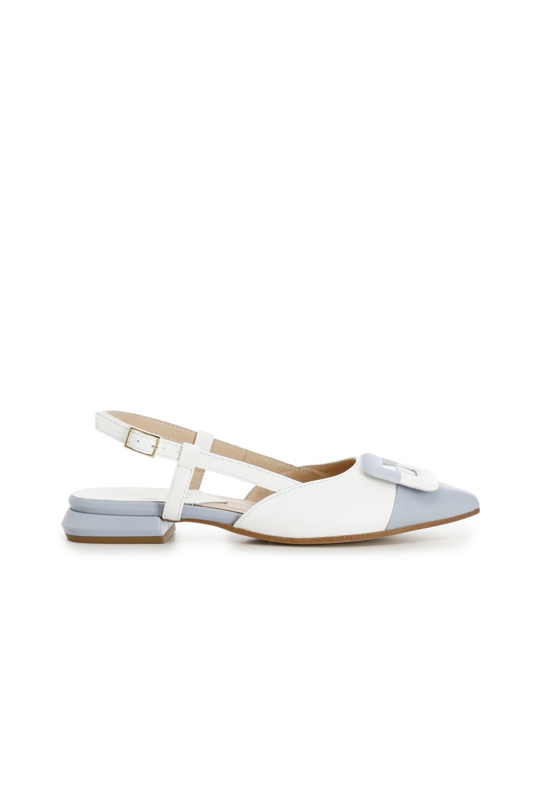 CafèNoir ballerine slingback in pelle intrecciata | Grimandi calzature shop