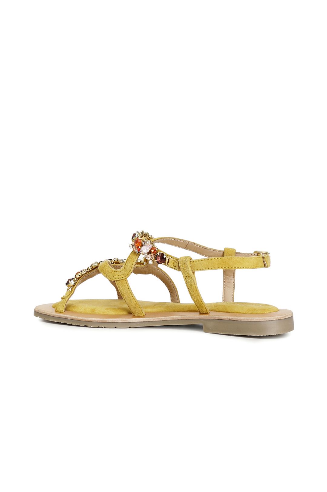 Glamorous Wide Fit - Sandali con tacco e plateau in raso giallo limone