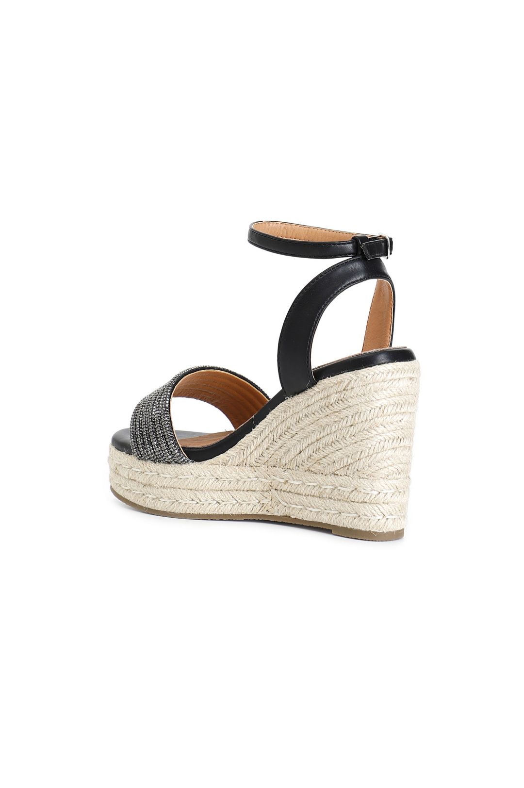 Alexander Wang Outlet: Sandalo Julie in raso con strass - Nero | 30325S011