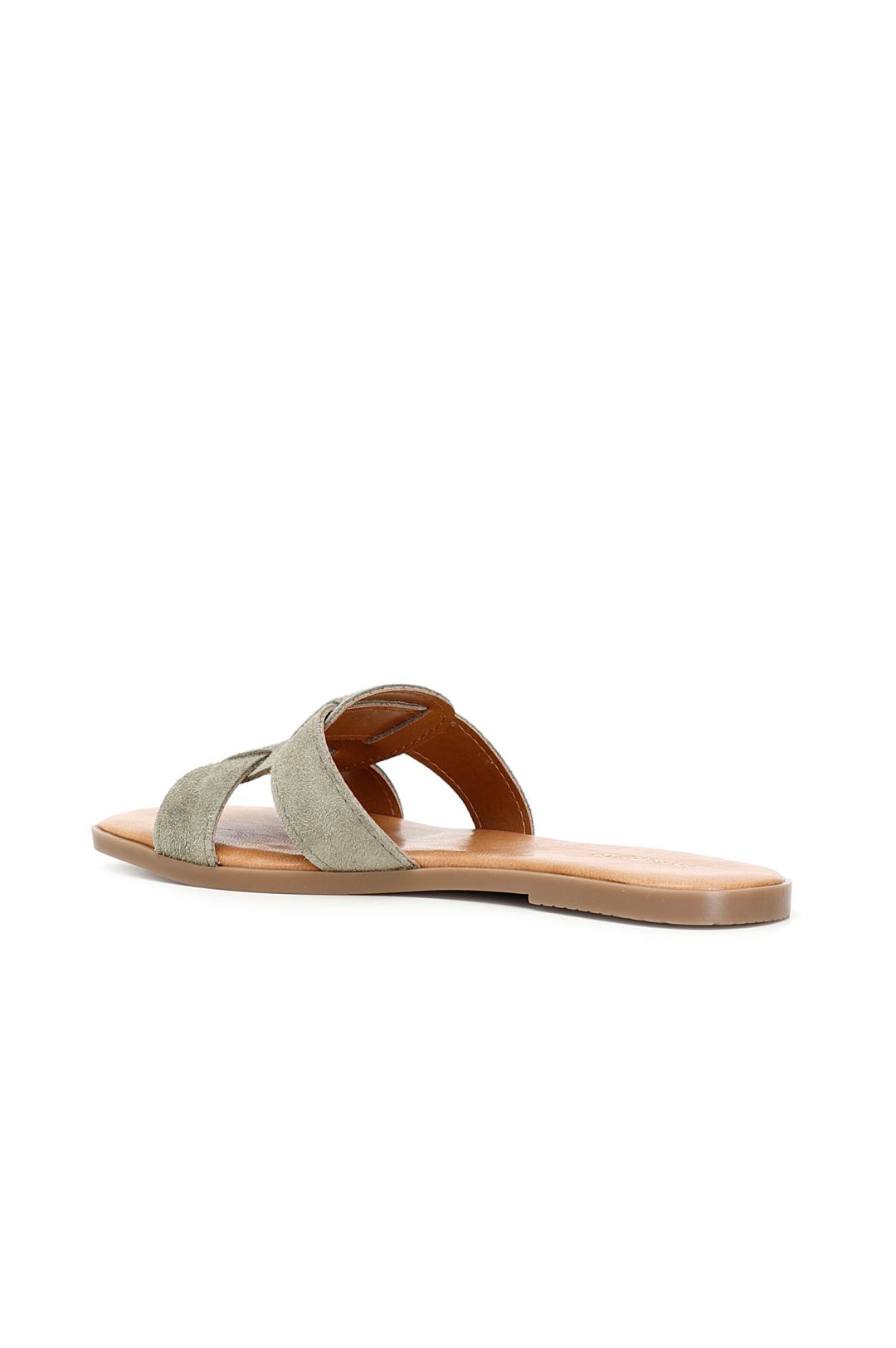 sandali bassi in pelle scamosciata CafèNoir