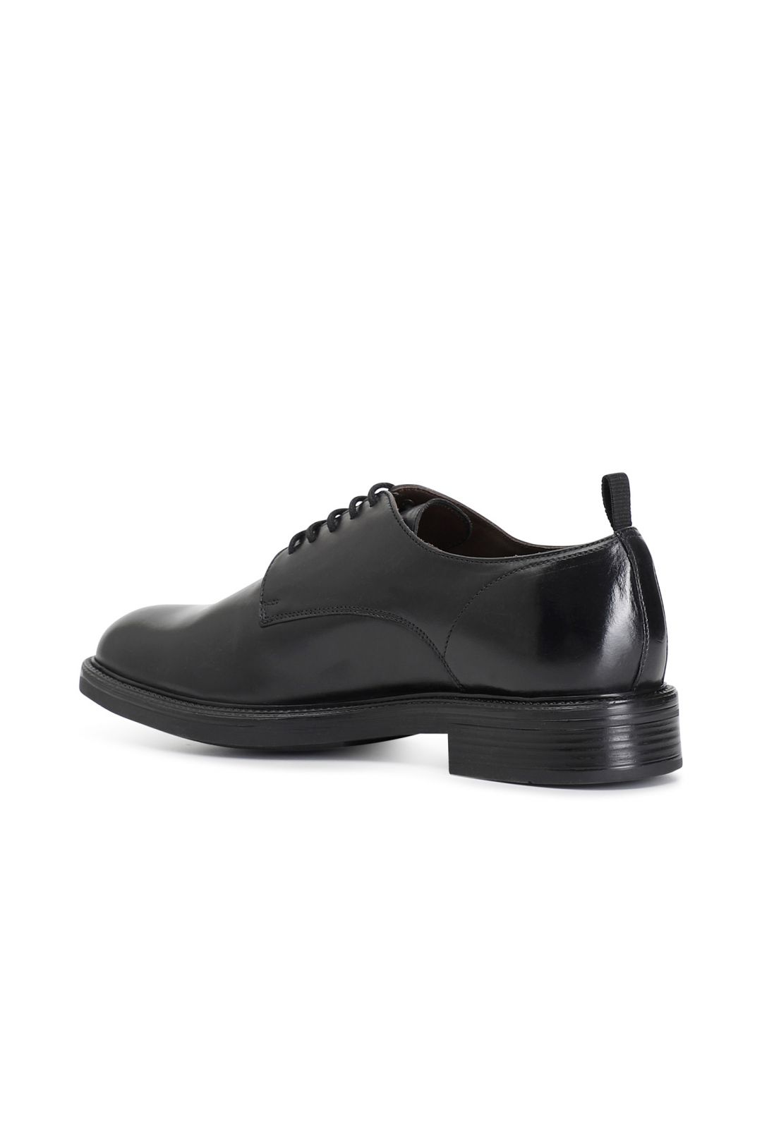 Poerkan Scarpe Derby Uomo In Pelle - Eleganti E Comode Con Lacci - Colori Nero E Marrone - Calzature Versatili Per Ufficio E Tempo Libero