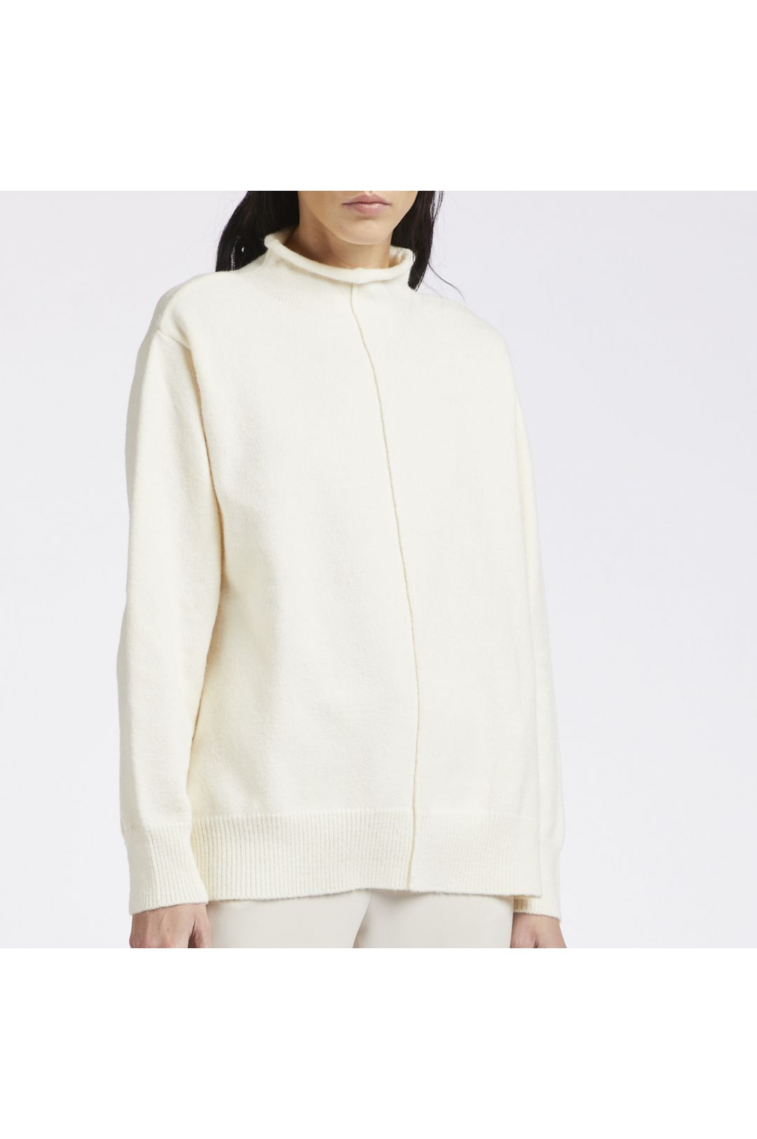 Maglione Donna GRACE KARIN – Maniche Lunghe, Colletto Alto, Oversize, Spacchi Laterali, In Morbido Poliestere Viscosa