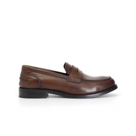 Mocassino Donna Valleverde 28M100 In Pelle Nera O Cuoio - Comodo E Versatile, Per Ogni Occasione Autunno/inverno