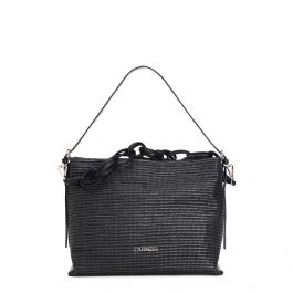 Cafènoir WQ0401 Sacca con manici in passanti metallici