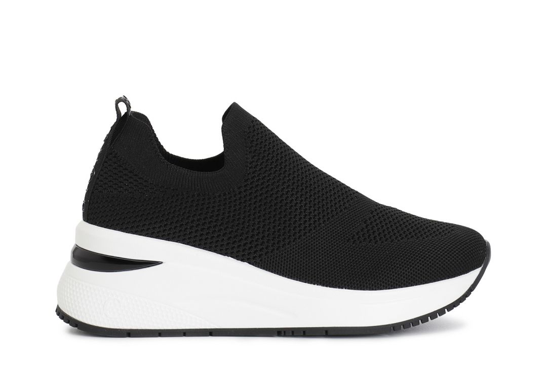 CafèNoir — Slip-on da donna con calzino nero