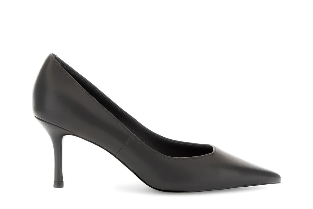 CafèNoir — Décolleté in pelle nero
