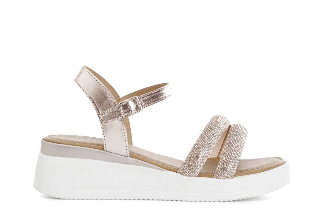 sandali gilda con strass cipria