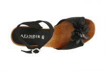 Mysoft Sandali Tacco Basso 5,7 Cm, Con Cinturino Caviglia, Punta Aperta, Beige Scamosciato, 38.5 EU