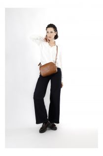 Borsa A Tracolla CafèNoir In Nylon Imbottito - Elegante, Pratica, Con Charm Removibile E Taschino Interno