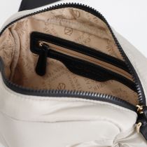 Borsa A Tracolla CafèNoir In Nylon Imbottito - Elegante, Pratica, Con Charm Removibile E Taschino Interno