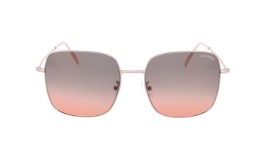 Occhiale da sole in metallo dalla forma geometrica